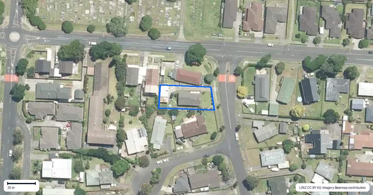 Property context map for 3 Cooper Street, Pukekohe