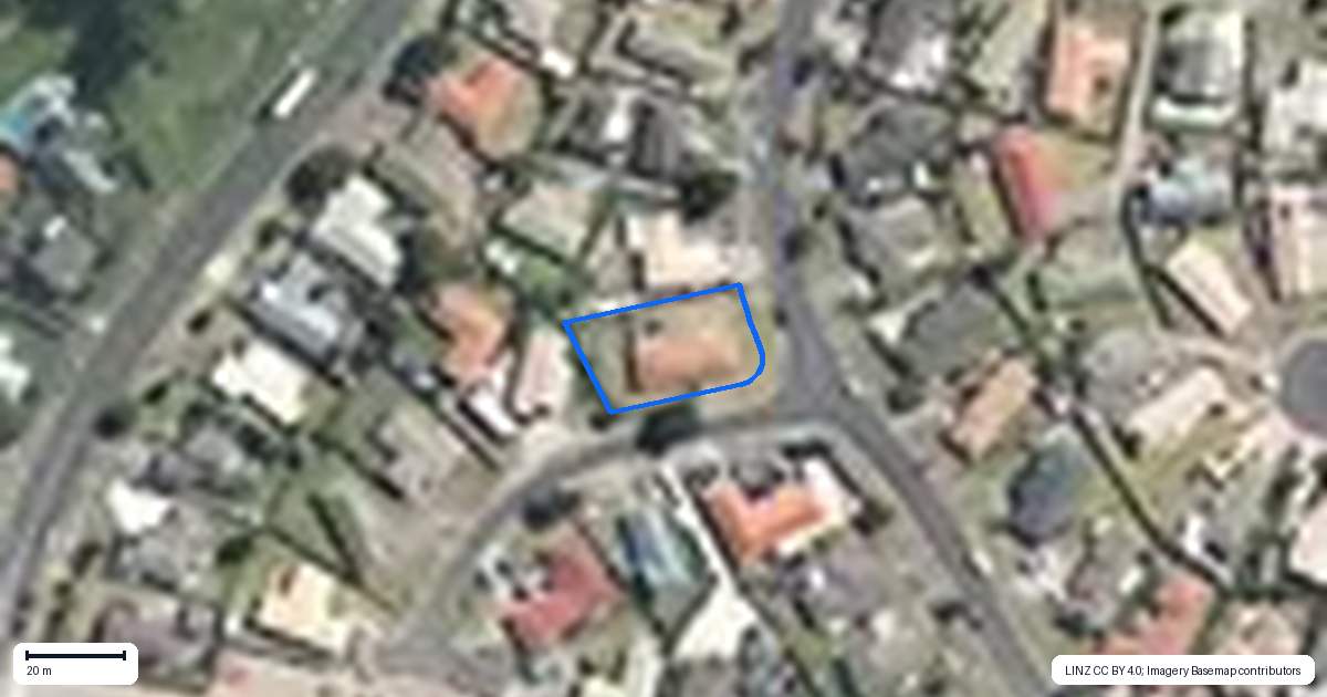 Property context map for 1 Tullis Place, Burswood, Auckland