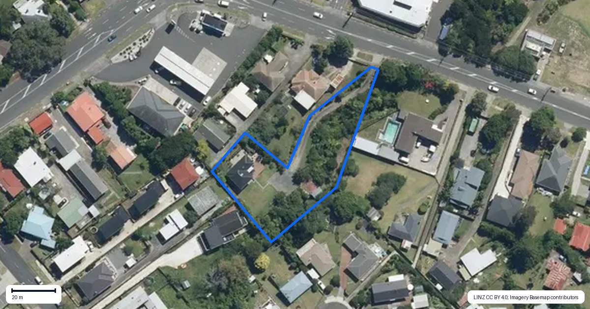 Property context map for 7 Margan Avenue, New Lynn, Auckland