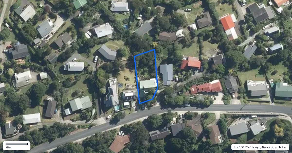 Property context map for 45 Hillcrest Road, Hatfields Beach, Orewa