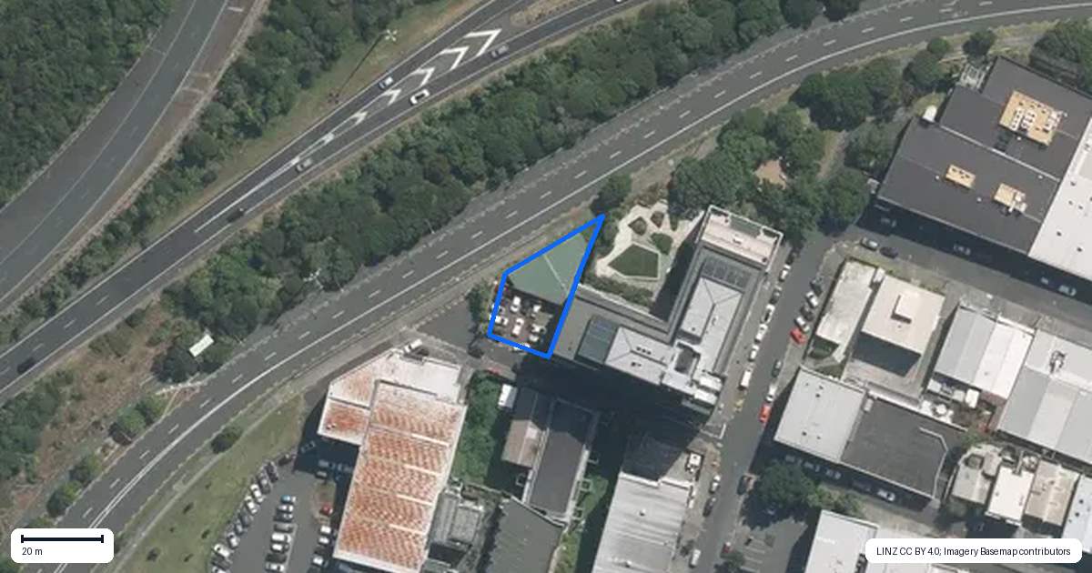 Property context map for 12 Karaka Street, Eden Terrace, Auckland