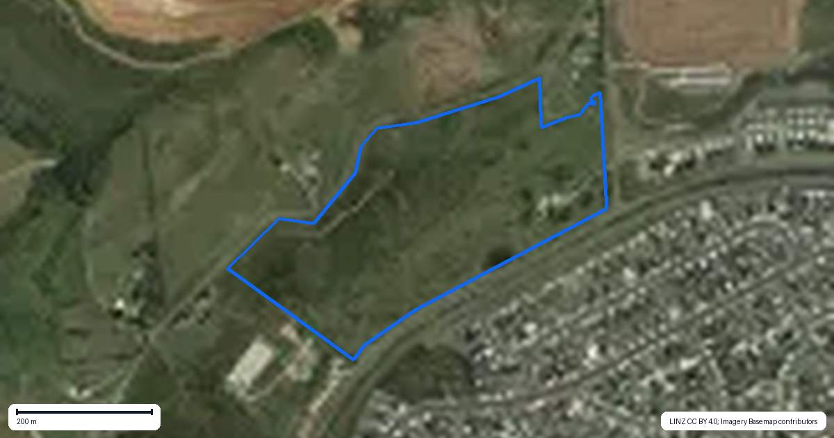 Property context map for 7 Munro Road, Pokeno