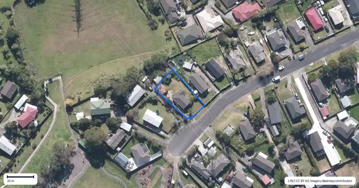 Property context map for 19 Doone Place, Massey, Auckland