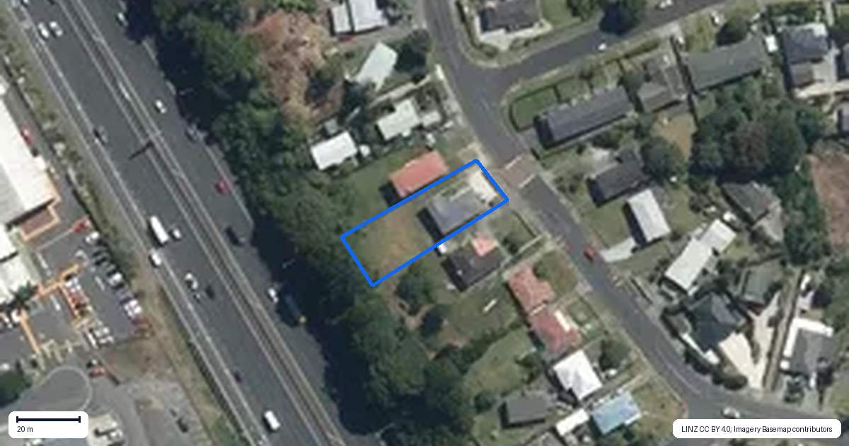 Property context map for 12 Portman Road, Mount Wellington, Auckland