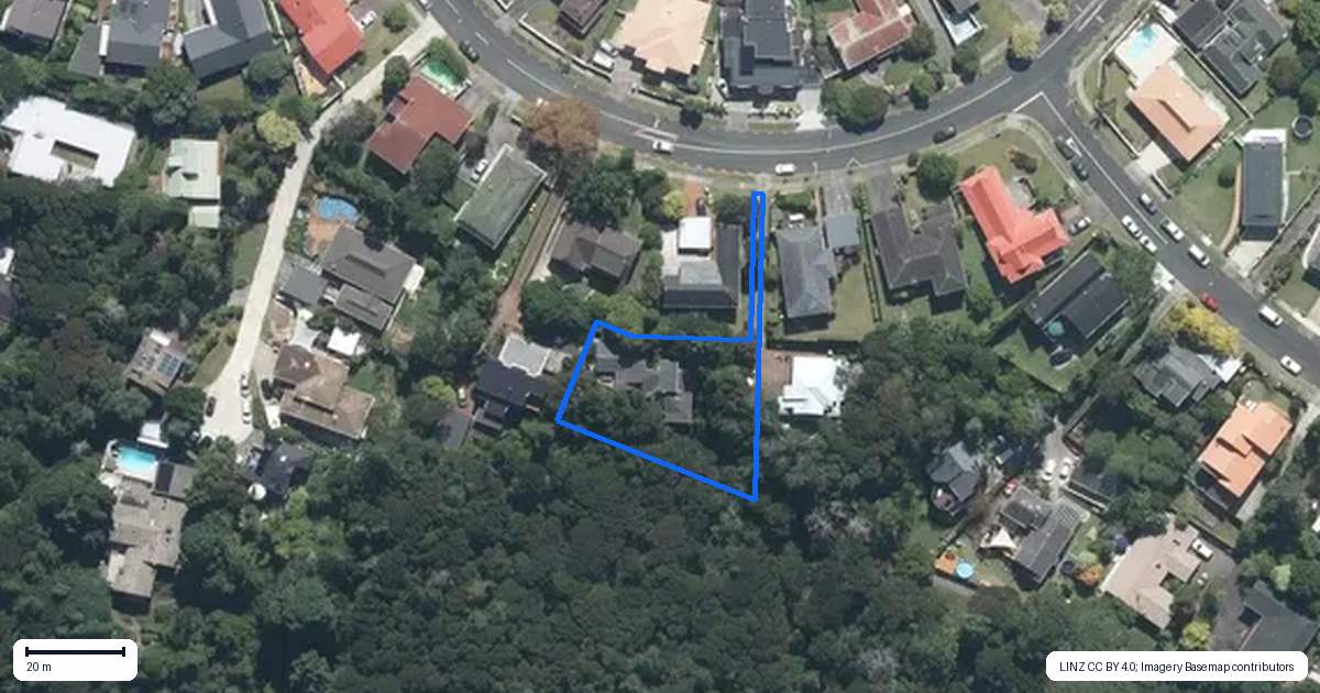 Property context map for 65 Porritt Avenue, Chatswood, Auckland