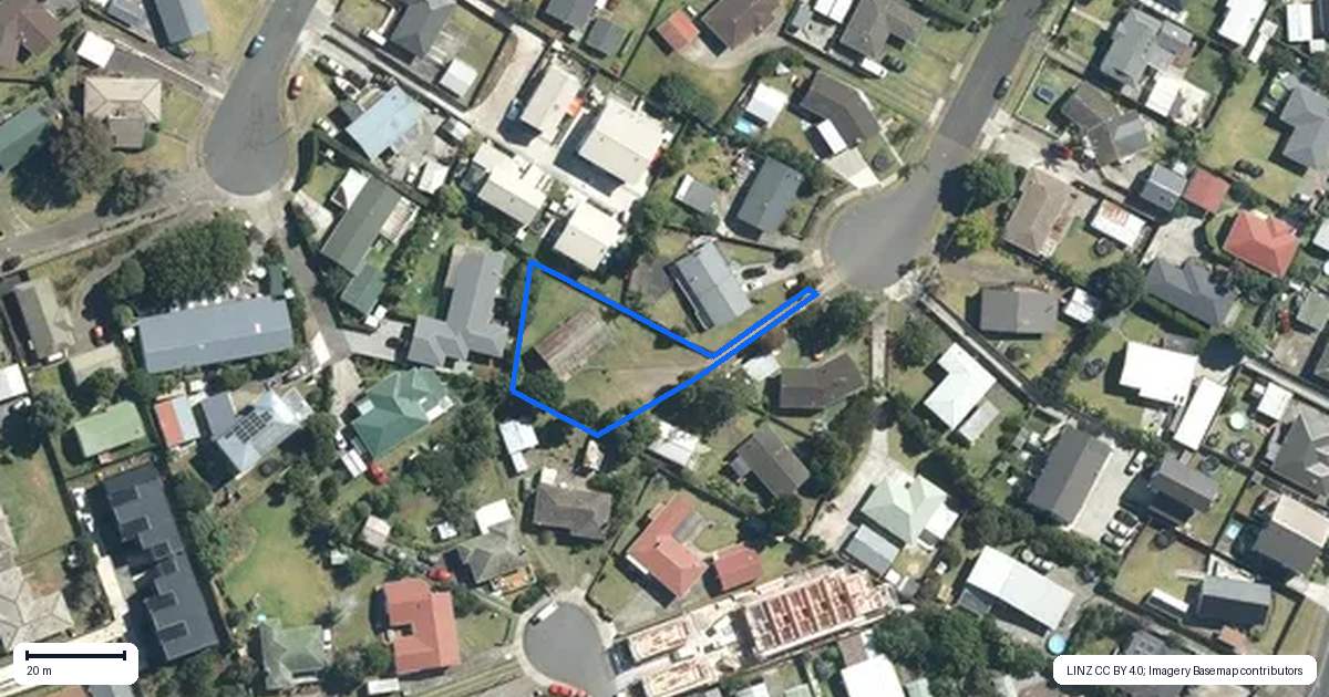 Property context map for 21 Dalry Place, Mangere Bridge, Auckland