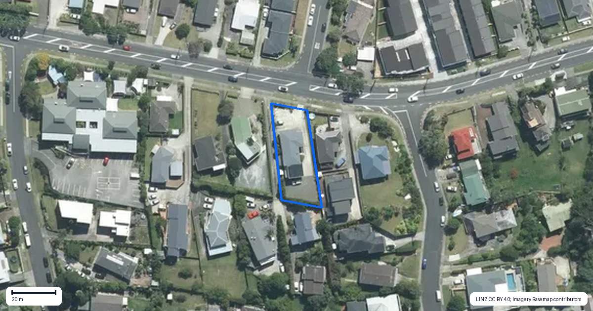 Property context map for 154 Carlisle Road, Northcross, Auckland
