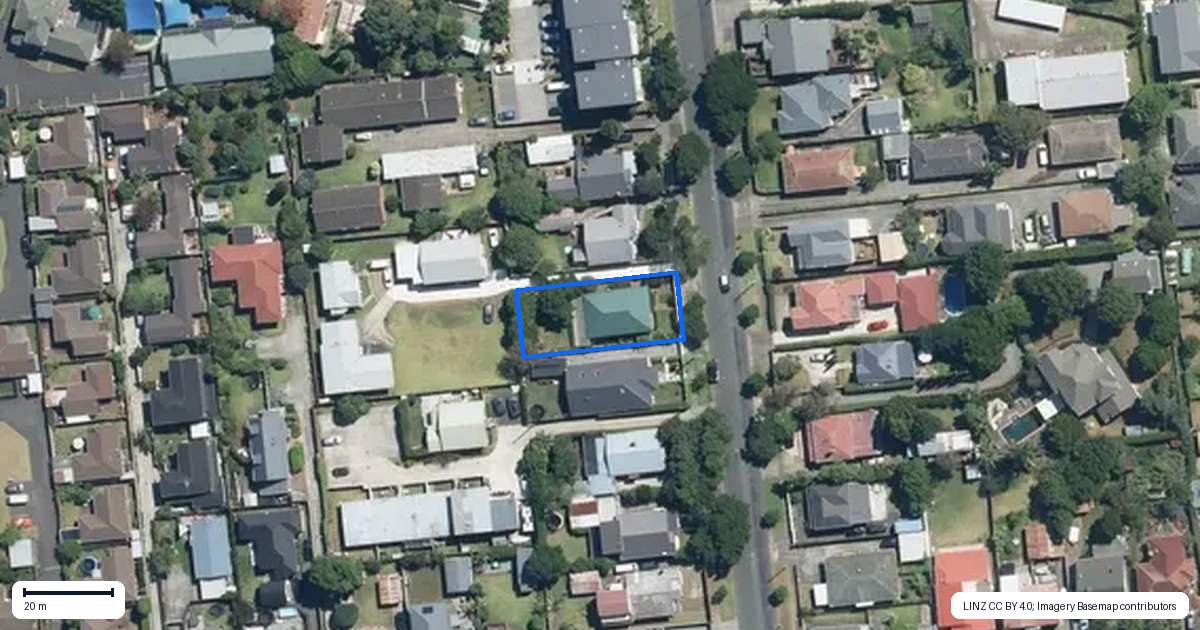Property context map for 122 Victoria Street, Onehunga, Auckland
