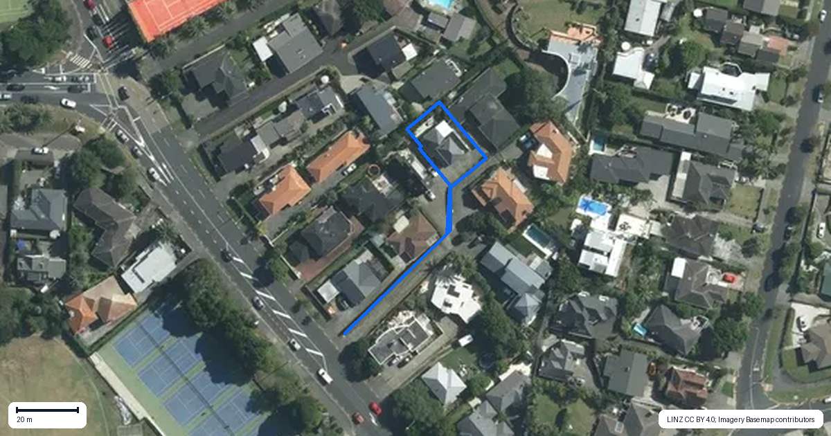 Property context map for 202B Kohimarama Road, Kohimarama, Auckland