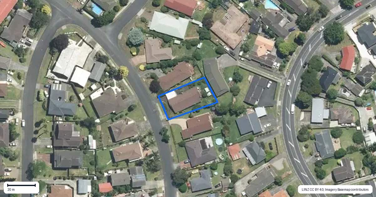 Property context map for 23 Lakeside Drive, Pahurehure, Papakura