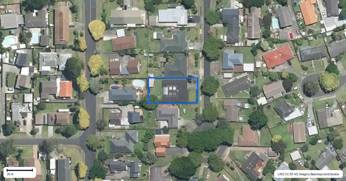 Property context map for 7 Zenith Place, Conifer Grove, Takanini