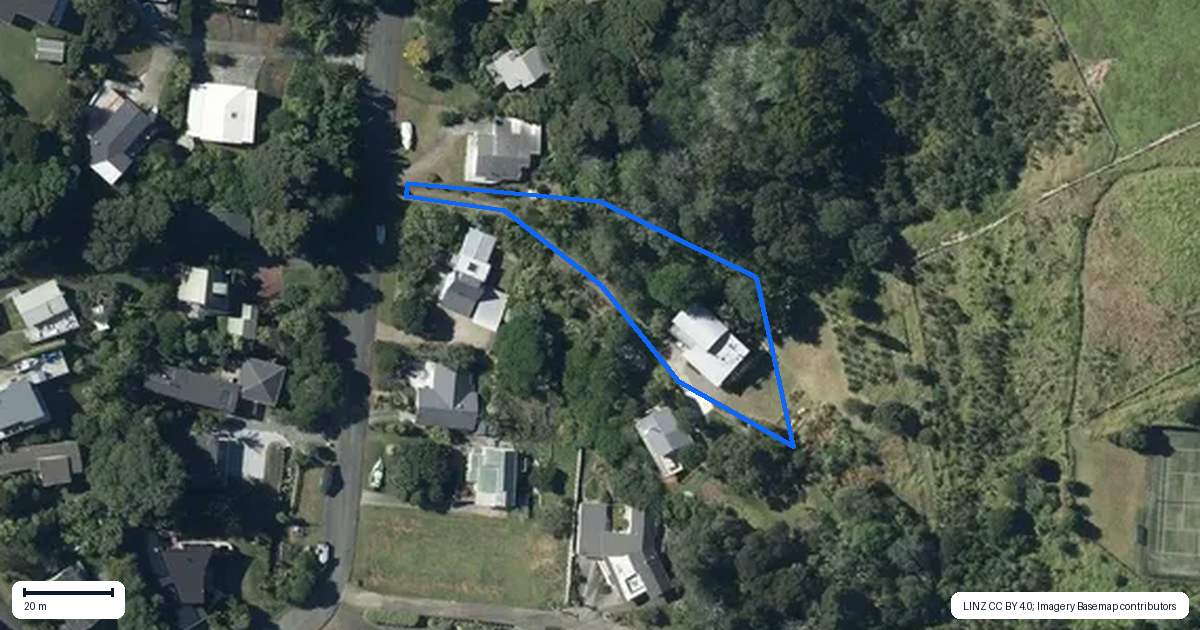 Property context map for 51 Buckleton Road, Tawharanui Peninsula, Matakana