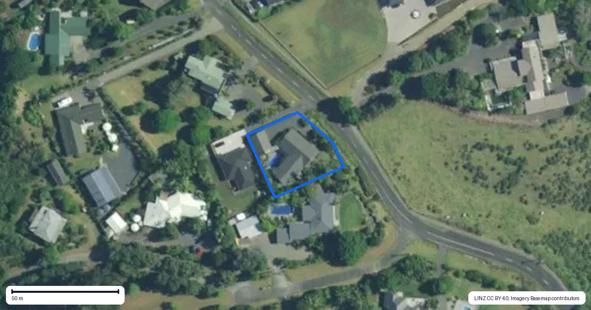 Property context map for 76 Skudders Beach Road, Kerikeri