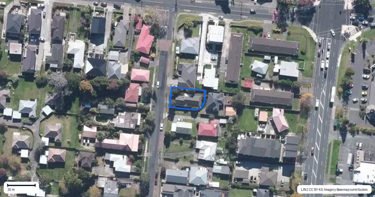 Property context map for 4A Stephen Avenue, Henderson, Auckland