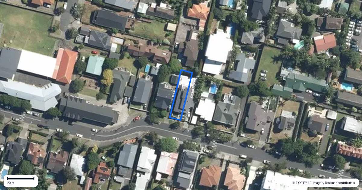 Property context map for 13 Banff Avenue, Epsom, Auckland