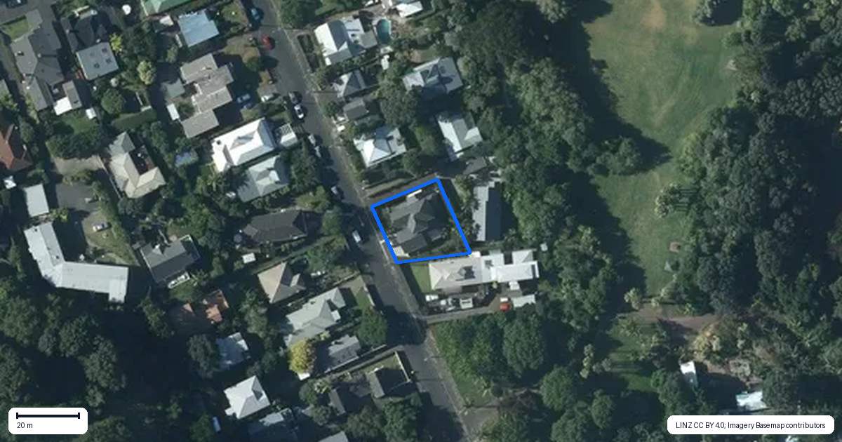 Property context map for 58 Church Street, Devonport, Auckland