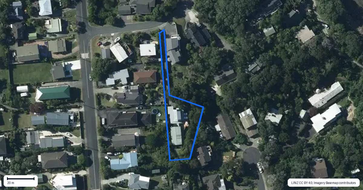 Property context map for 4 Hibiscus Avenue, Snells Beach