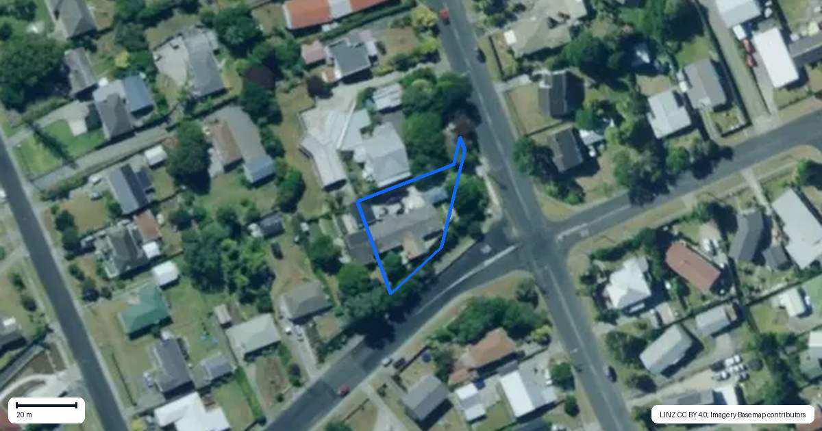 Property context map for 54 Awakino Road, Dargaville