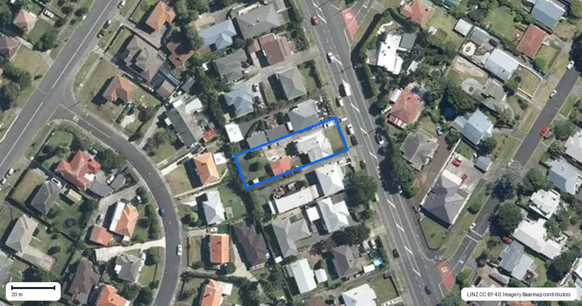 Property context map for 261 Mount Albert Road, Wesley, Auckland