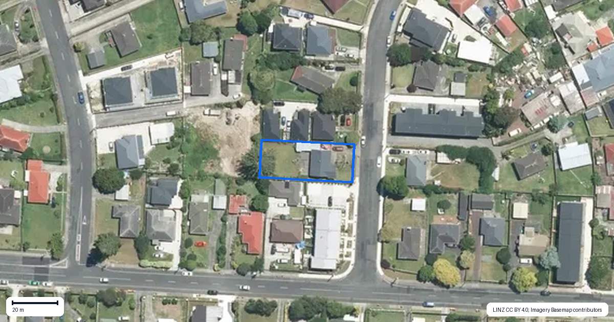 Property context map for 2 Ellen Street, Manurewa East, Auckland
