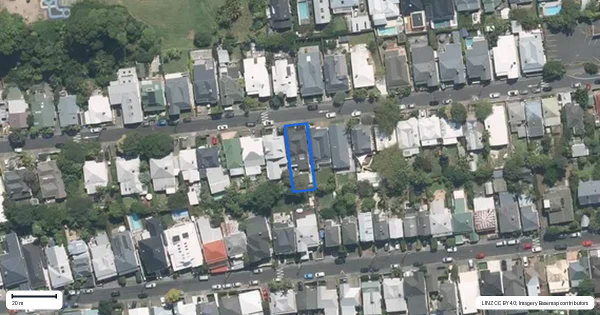 Property context map for 34 O'Neill Street, Ponsonby, Auckland