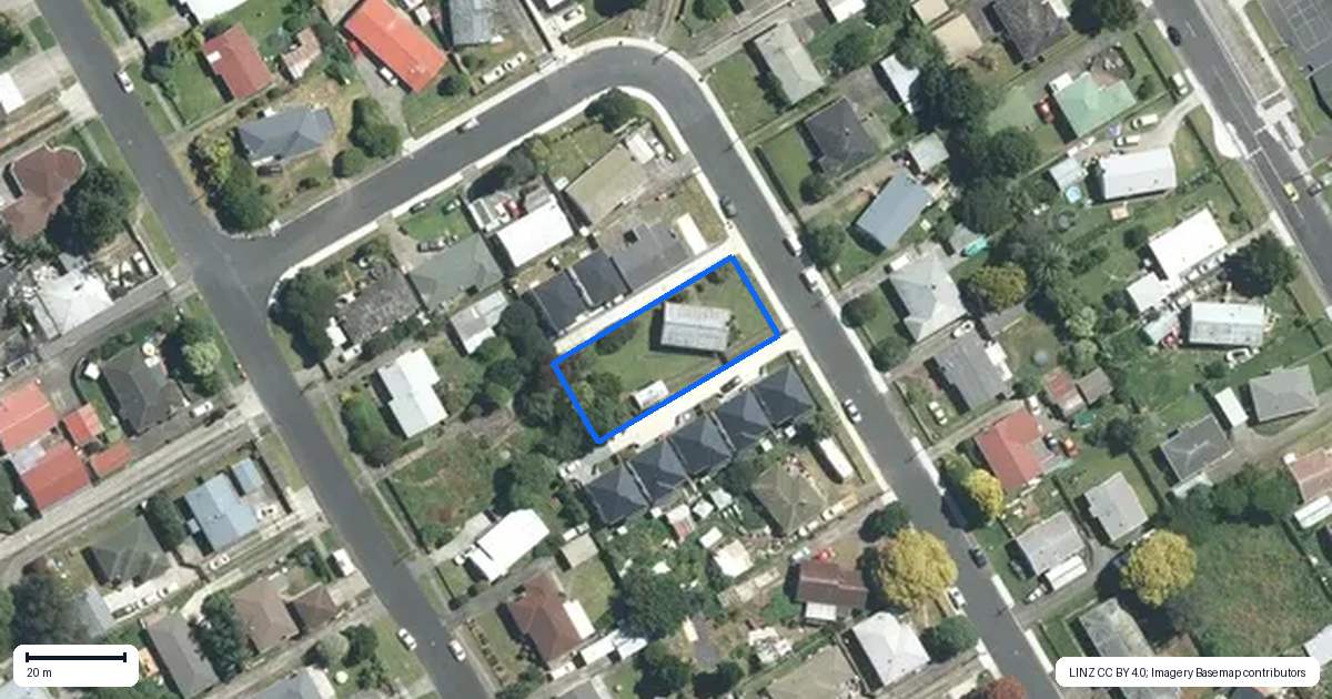 Property context map for 7 Orion Street, Papakura