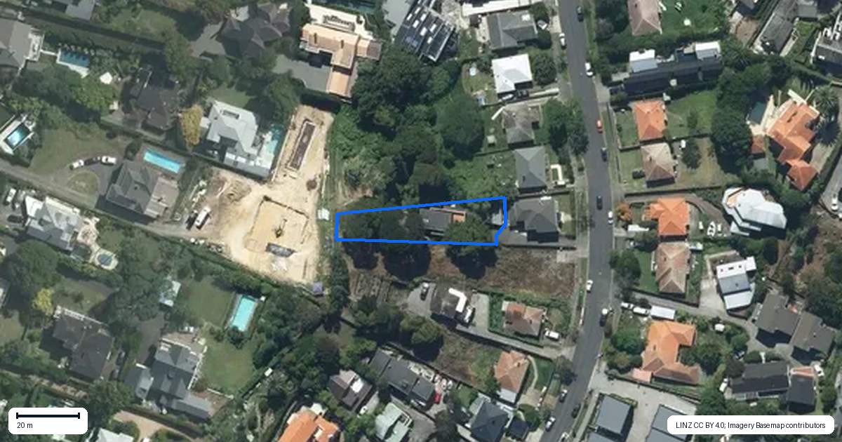 Property context map for 25A Hapua Street, Remuera, Auckland