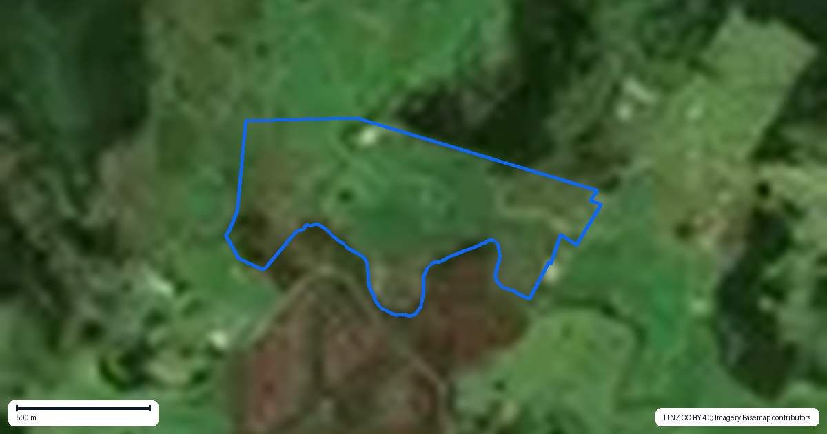 Property context map for 2418 Kaitaia-Awaroa Road, Herekino, Kaitaia