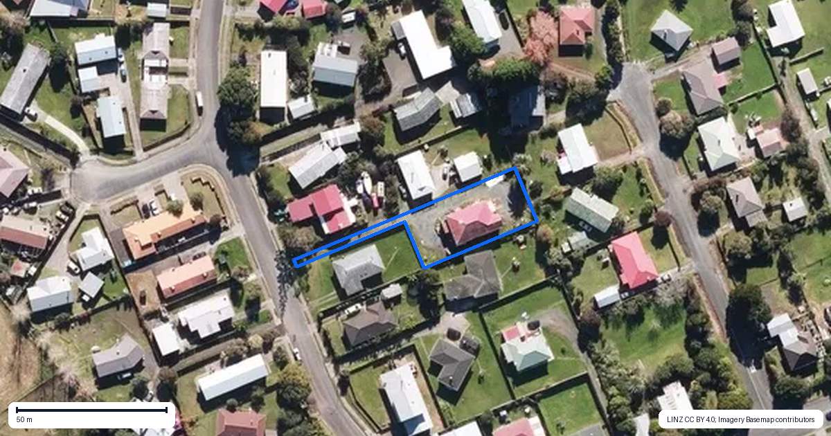 Property context map for 18B Williams Street, Kaitaia