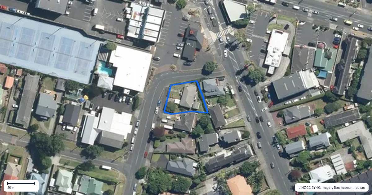 Property context map for 111 Symonds Street, Royal Oak, Auckland