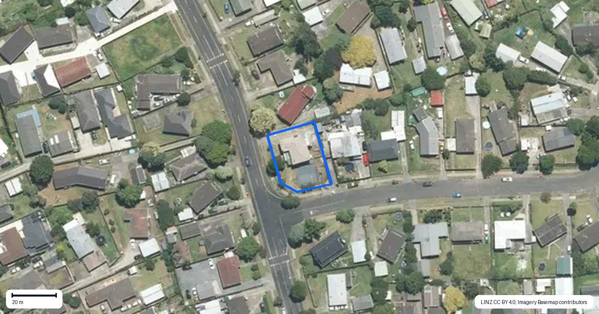 Property context map for 110 Friedlanders Road, Manurewa, Auckland