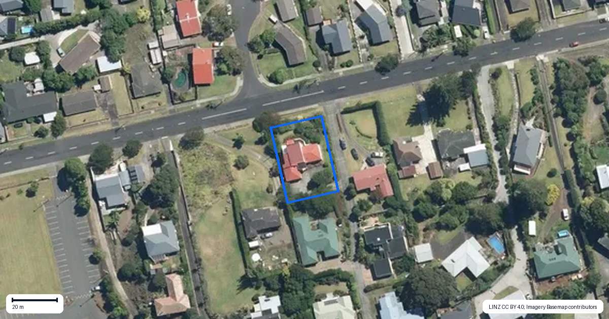 Property context map for 83 Taylor Road, Mangere Bridge, Auckland