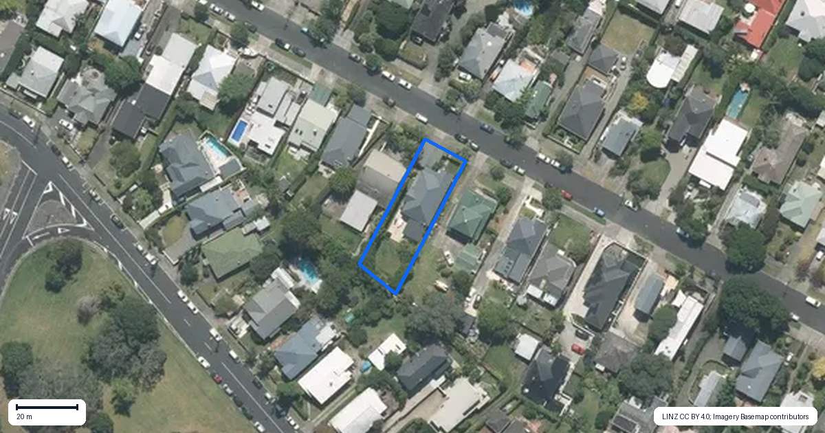 Property context map for 36 Springfield Road, Morningside, Auckland