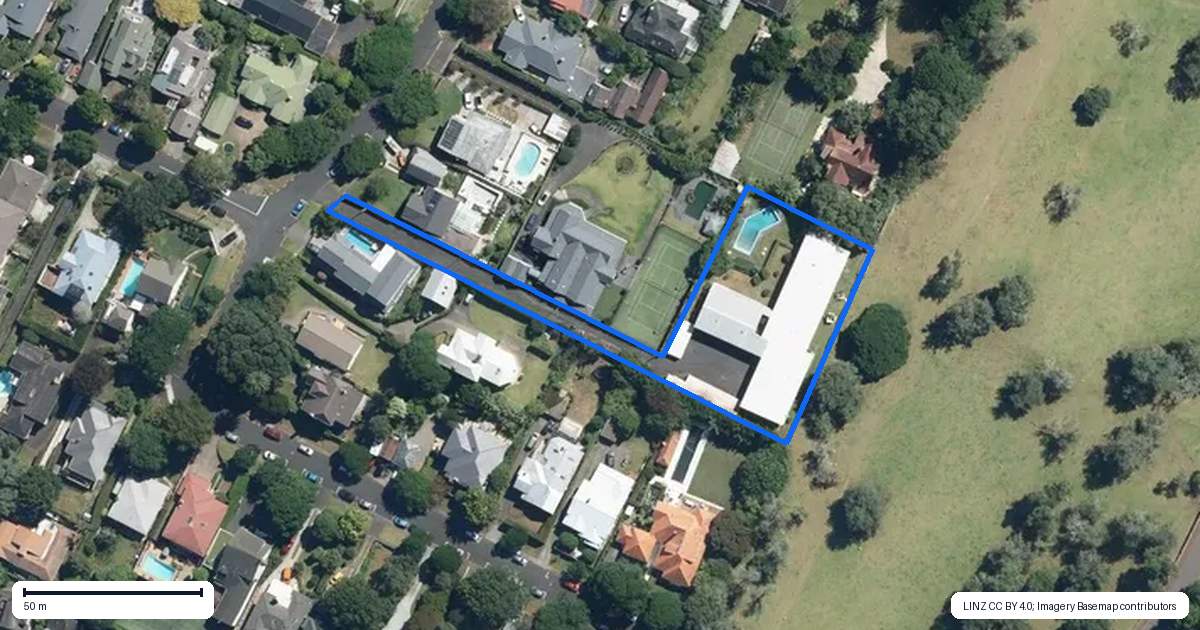 Property context map for 12/12 Crescent Road, Epsom, Auckland