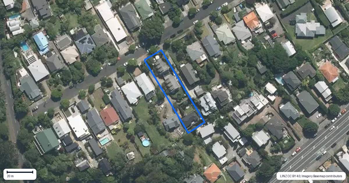Property context map for 26B Sefton Avenue, Grey Lynn, Auckland