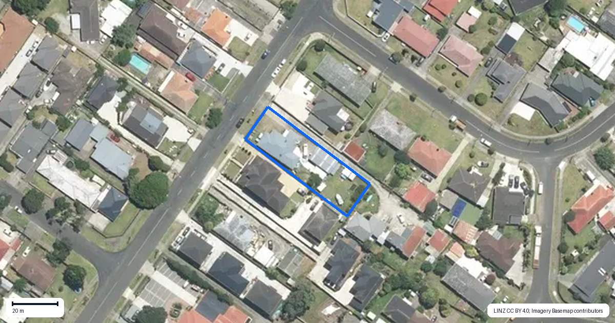 Property context map for 27 Allenby Road, Papatoetoe, Auckland