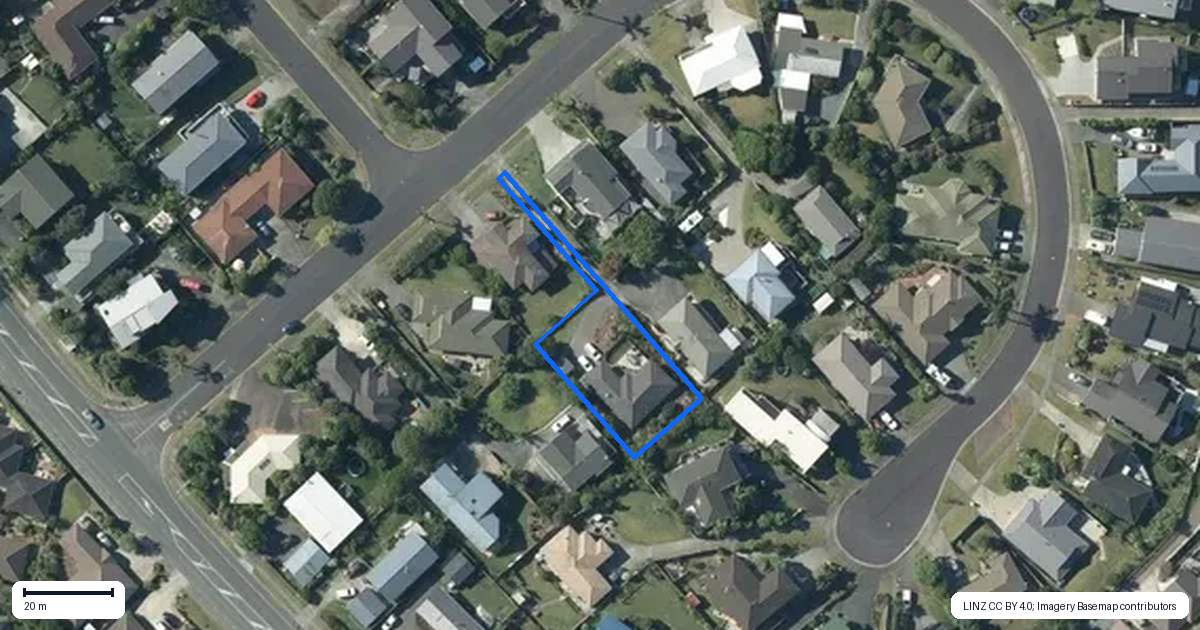 Property context map for 14 Governor Grey Road, Snells Beach