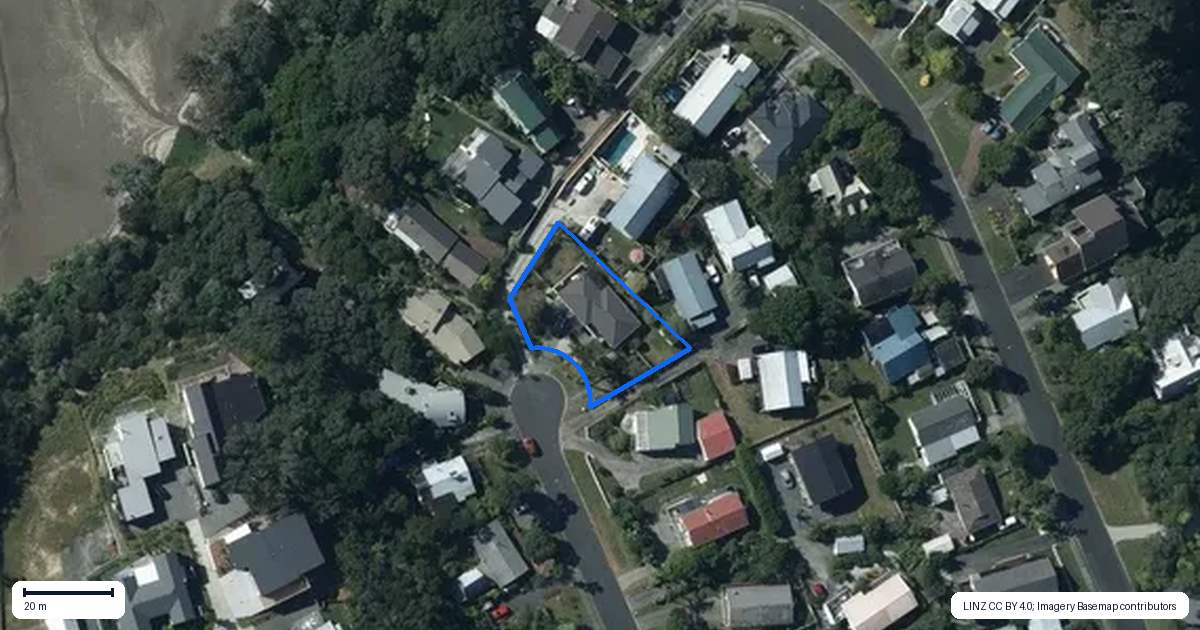 Property context map for 30 Gerontius Lane, Snells Beach
