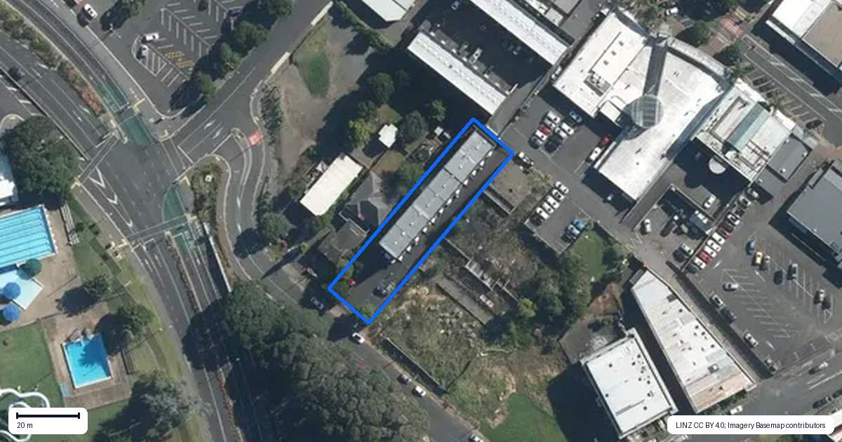Property context map for 17C Domain Road, Panmure, Auckland