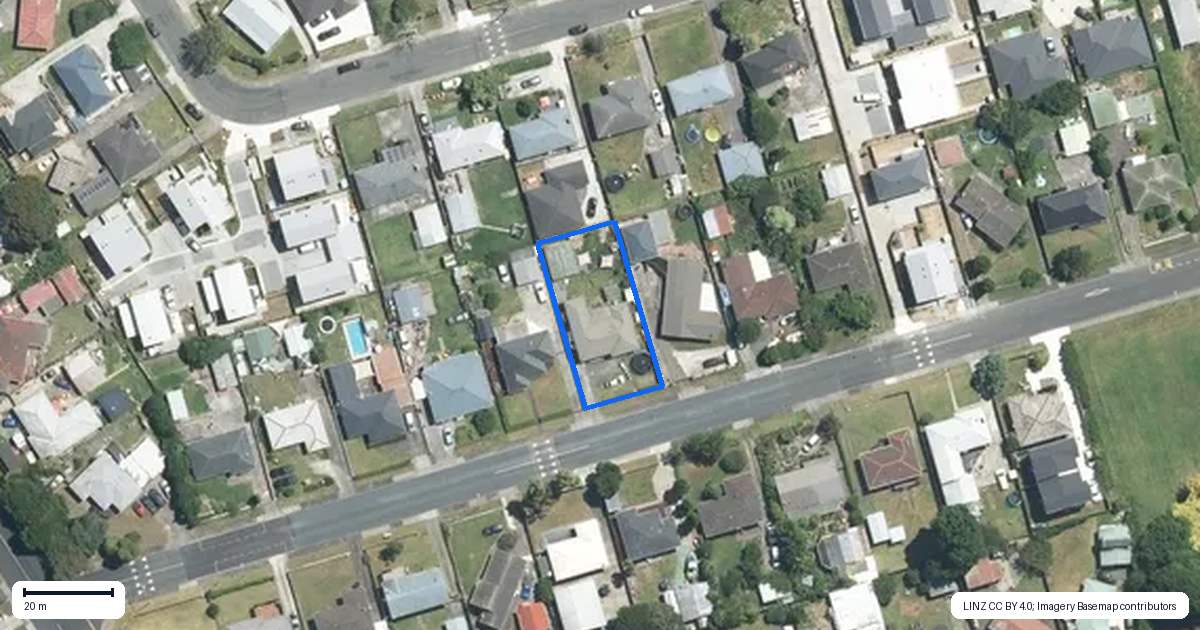 Property context map for 55 Tatariki Street, Rosehill, Papakura