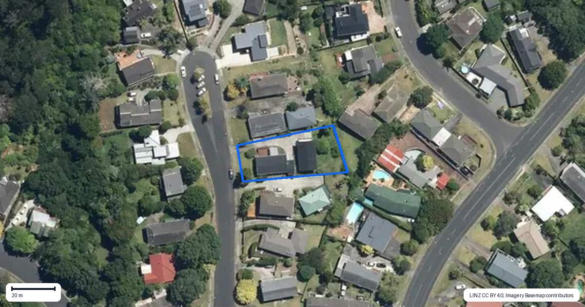 Property context map for 7A Alaunia Place, Lynfield, Auckland