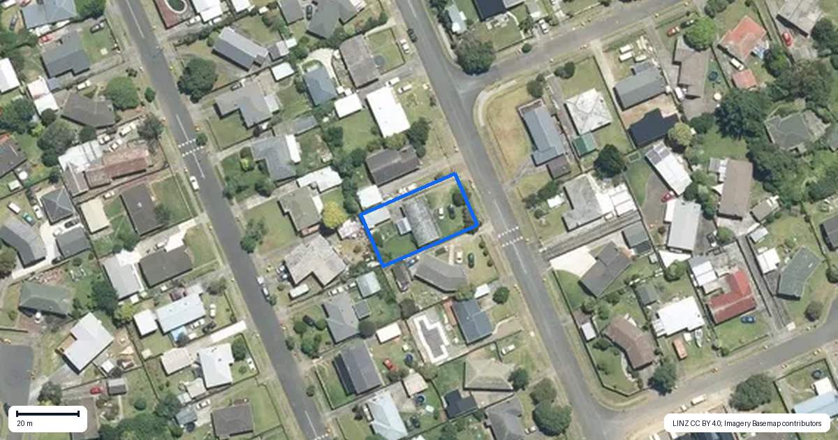 Property context map for 24 Winsford Street, Manurewa, Auckland