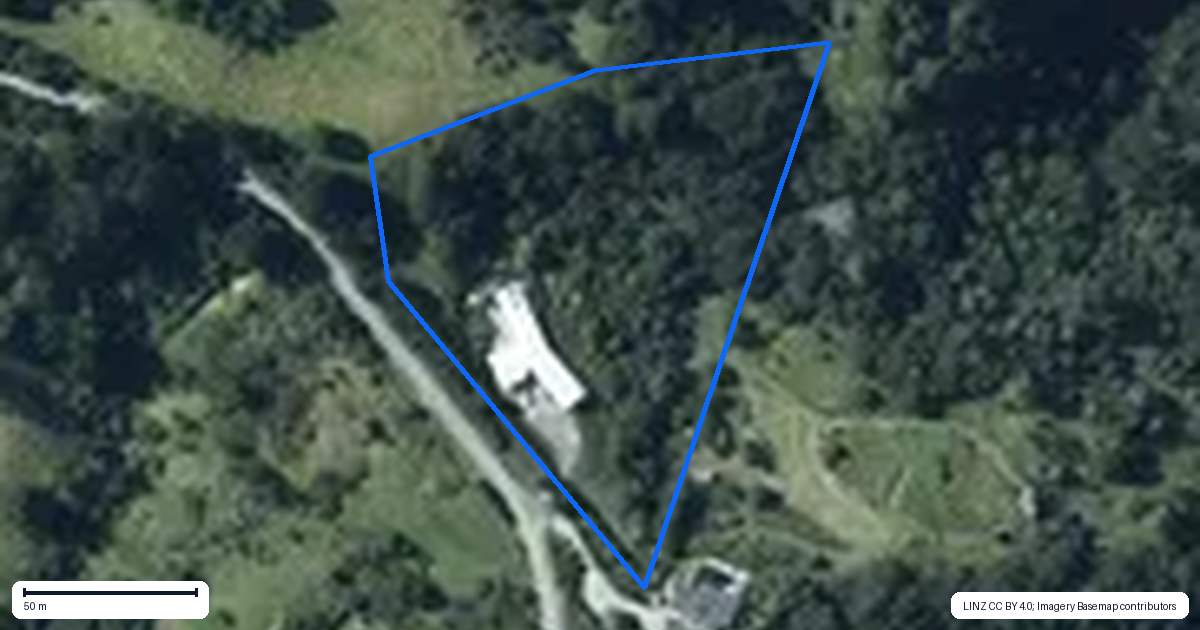 Property context map for 118 Schollum Road, Big Omaha