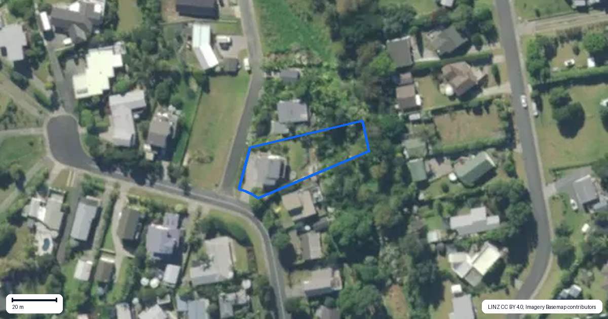 Property context map for 10 Taranui Place, Mangawhai Heads, Mangawhai