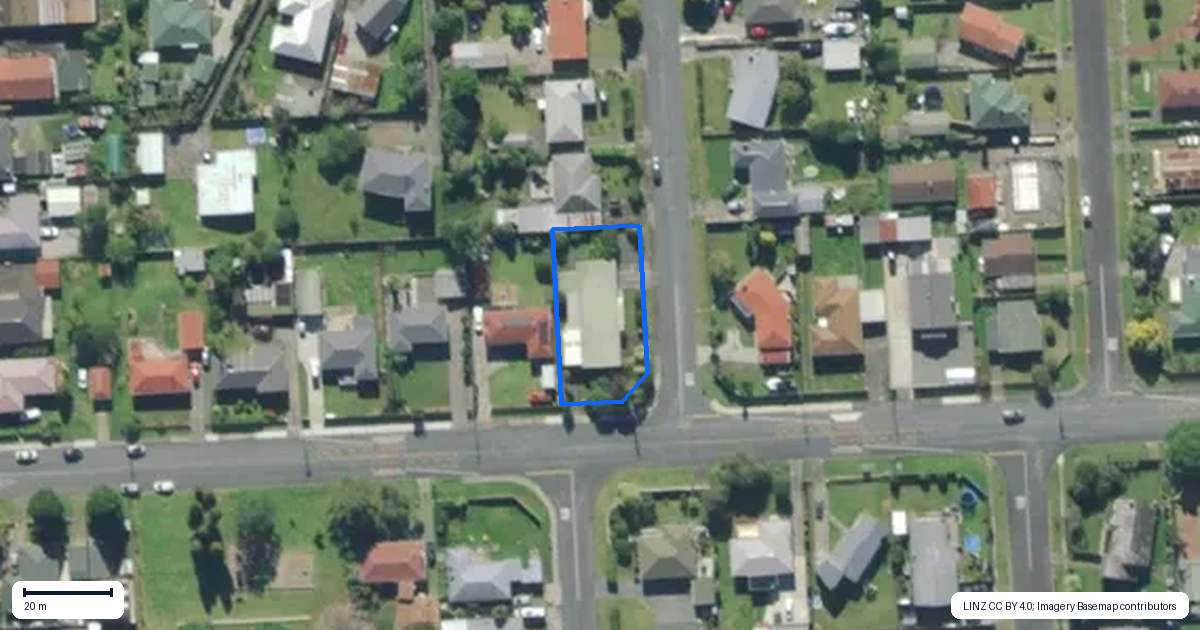 Property context map for 13 Korau Road, Tikipunga, Whangarei