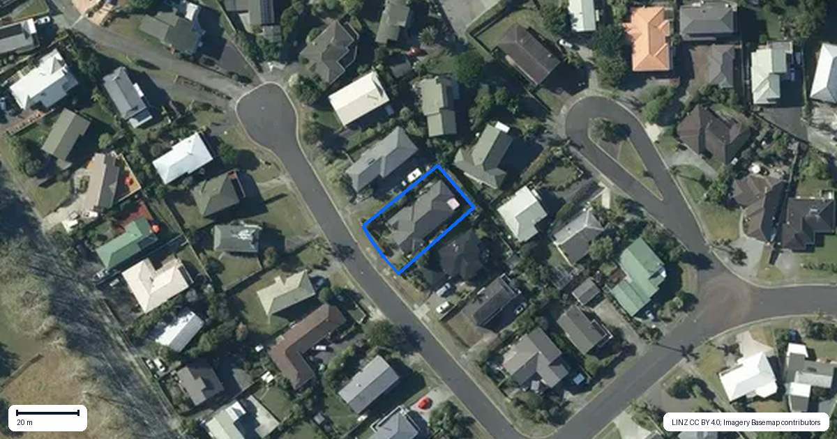 Property context map for 8 Brampton Road, Snells Beach