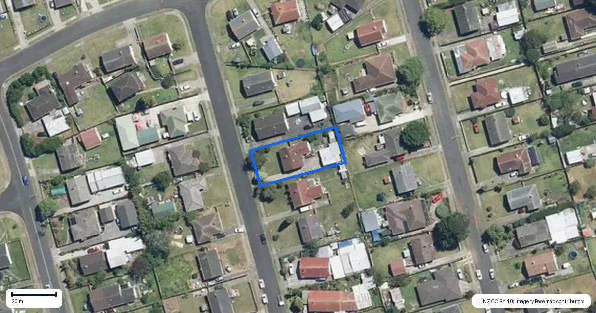Property context map for 51 Caravelle Close, Mangere, Auckland