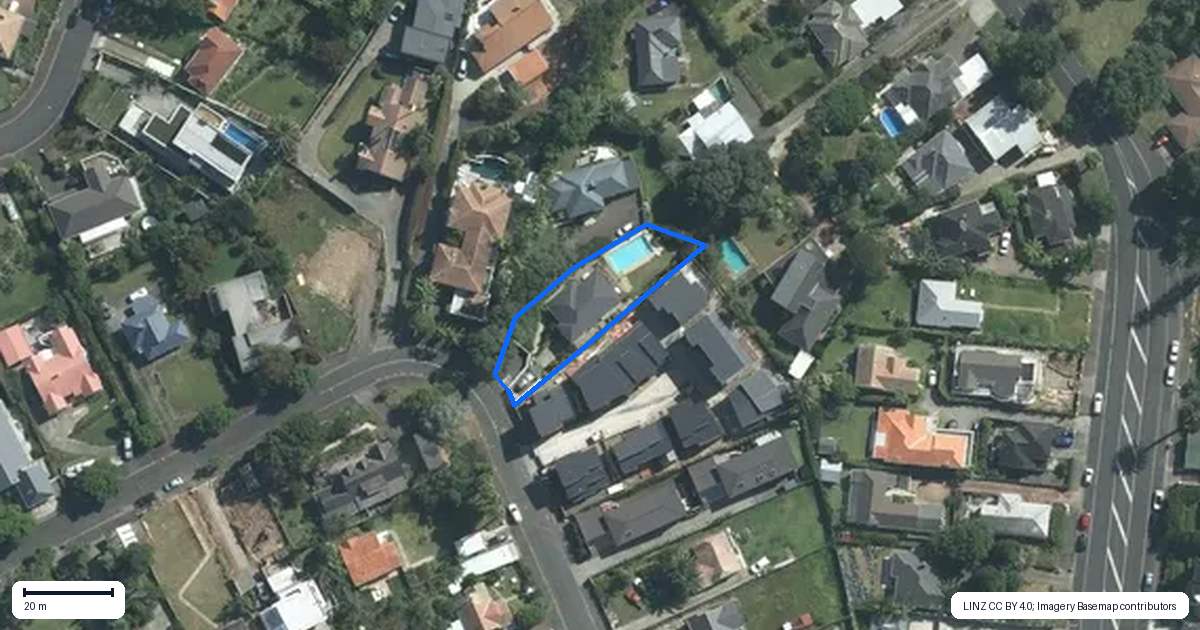 Property context map for 50A Tautari Street, Orakei, Auckland