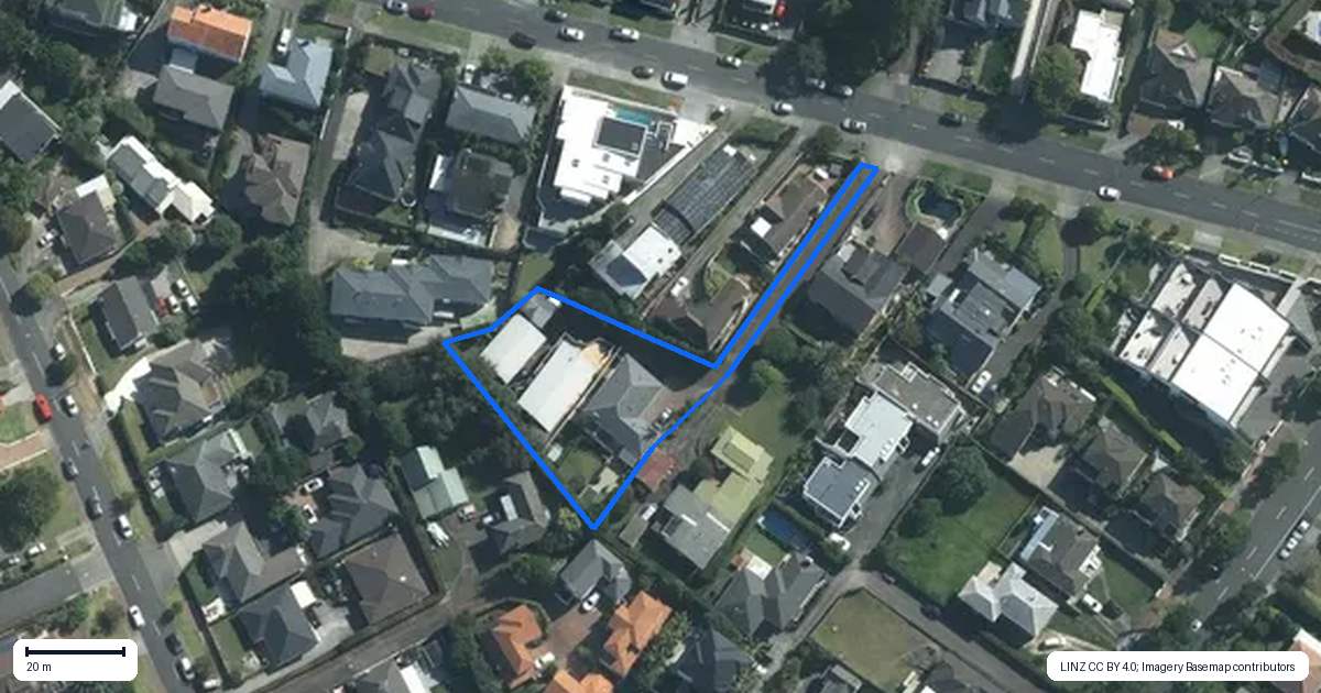 Property context map for 37A Bay Road, Saint Heliers, Auckland
