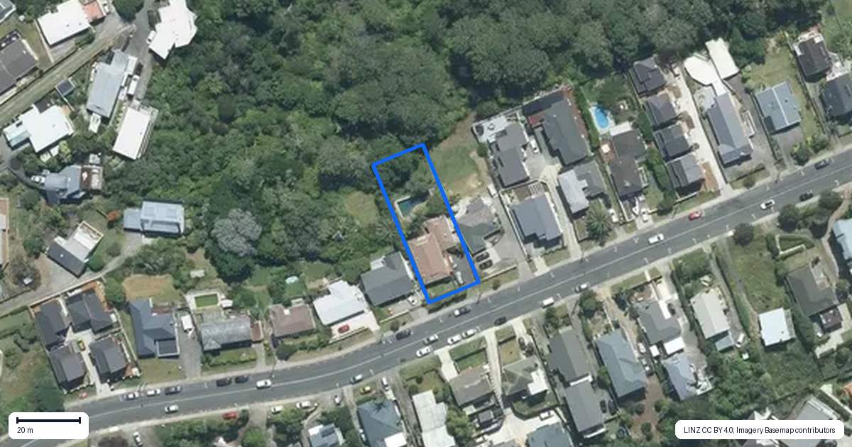 Property context map for 101 Sunrise Avenue, Murrays Bay, Auckland